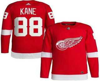 Mens Detroit Red Wings #88 Patrick Kane Red Jersey Dzhi->detroit red wings->NHL Jersey